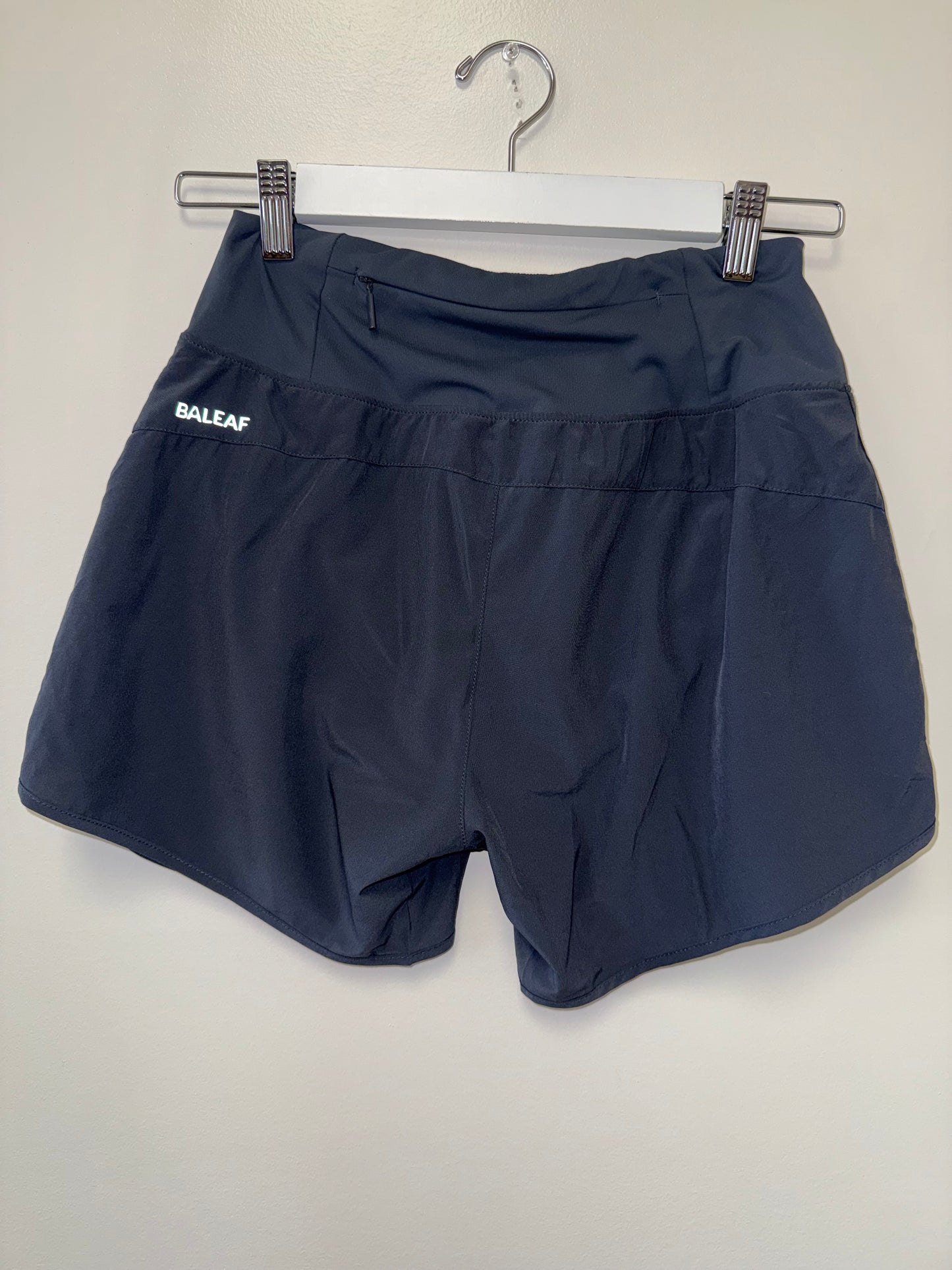 Baleaf (XS) Navy Blue Sporty High Rise Running Shorts