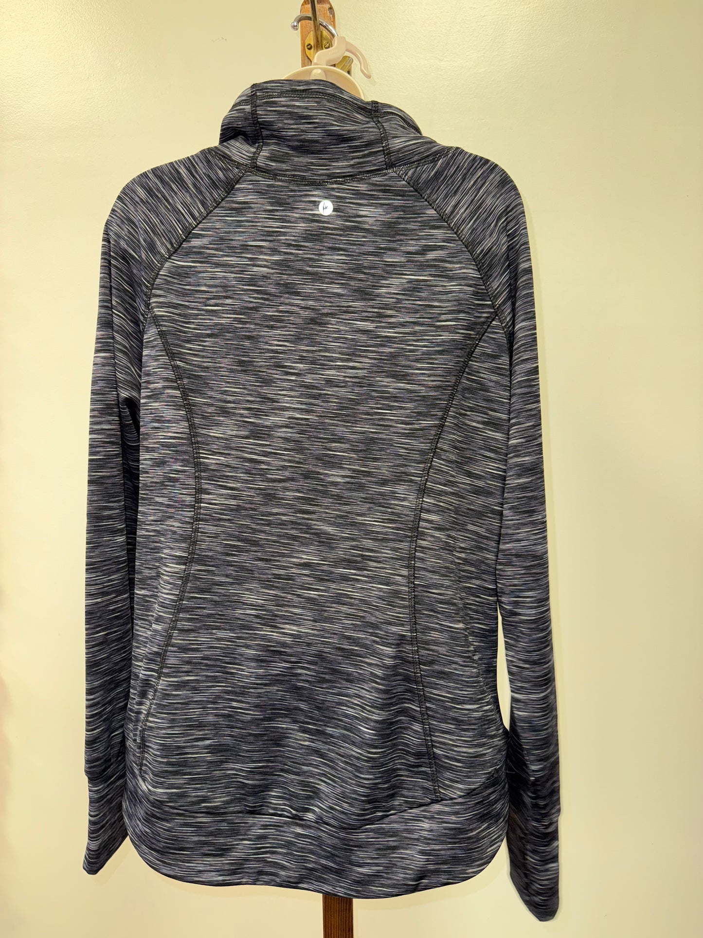 NWT 90 Degree (Large) Brand New Black//Grey Cowl Neck Sweatshirt with Fleece