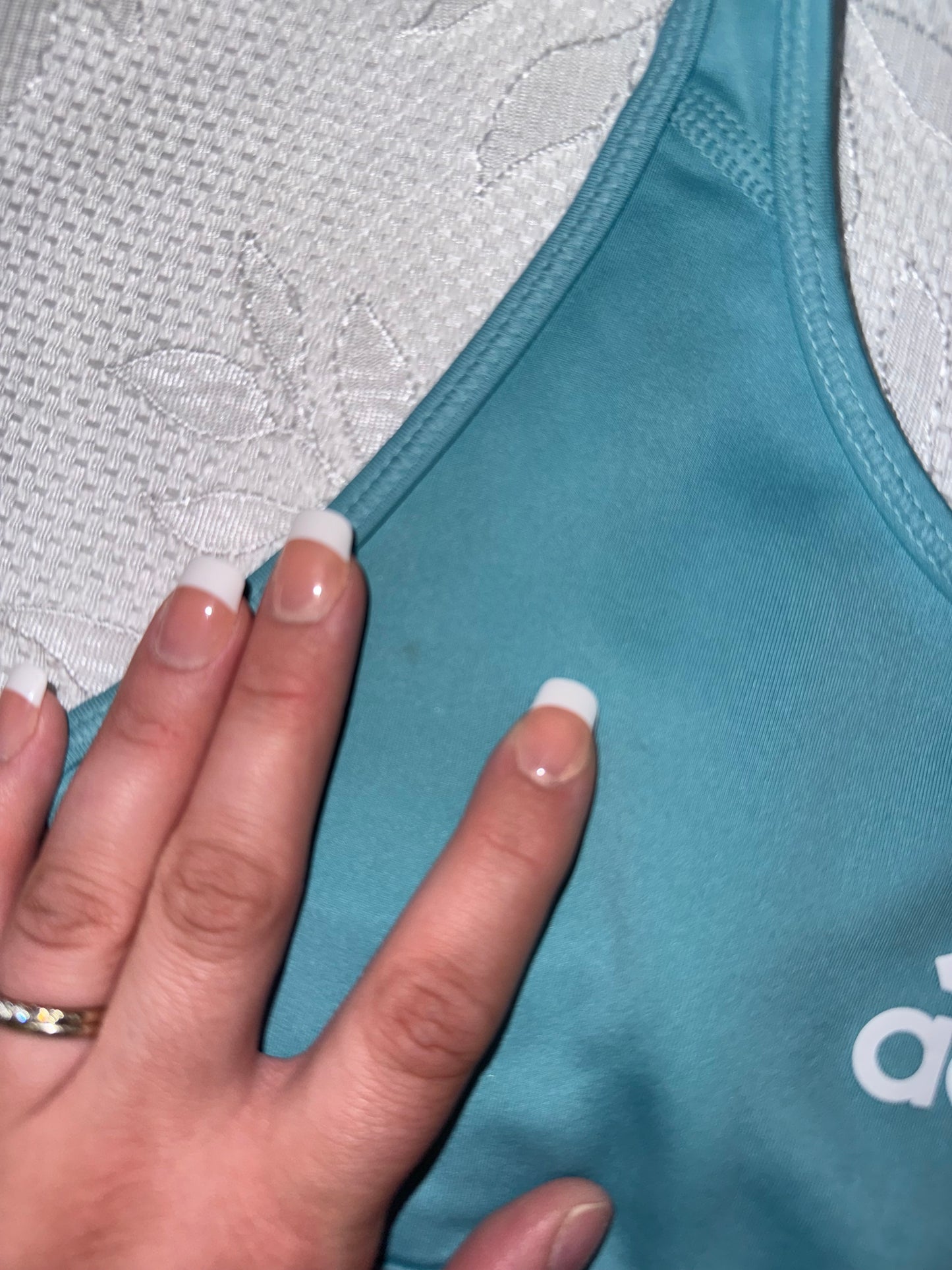 Adidas (Small) Blue Sports Bra