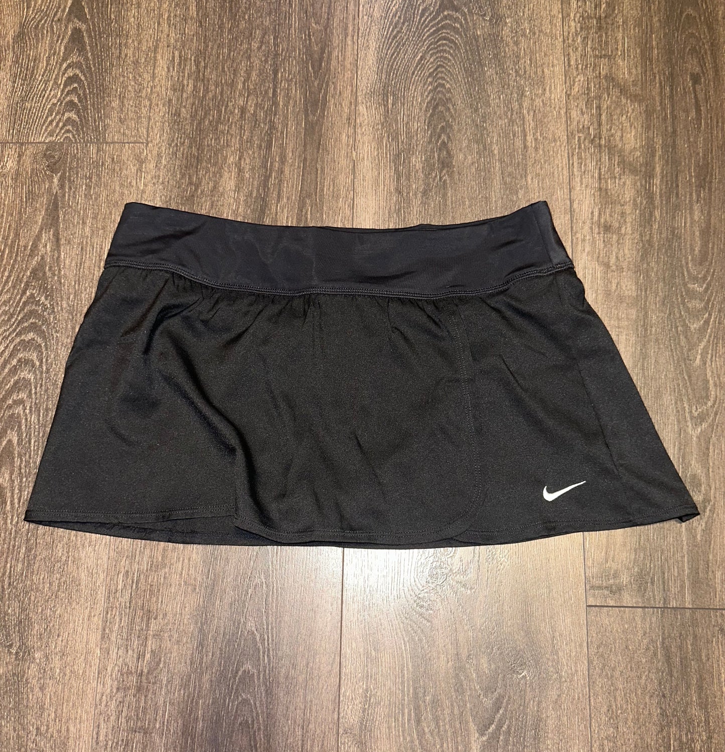 Nike (Medium) Black Sporty Skirt with Built in Undies