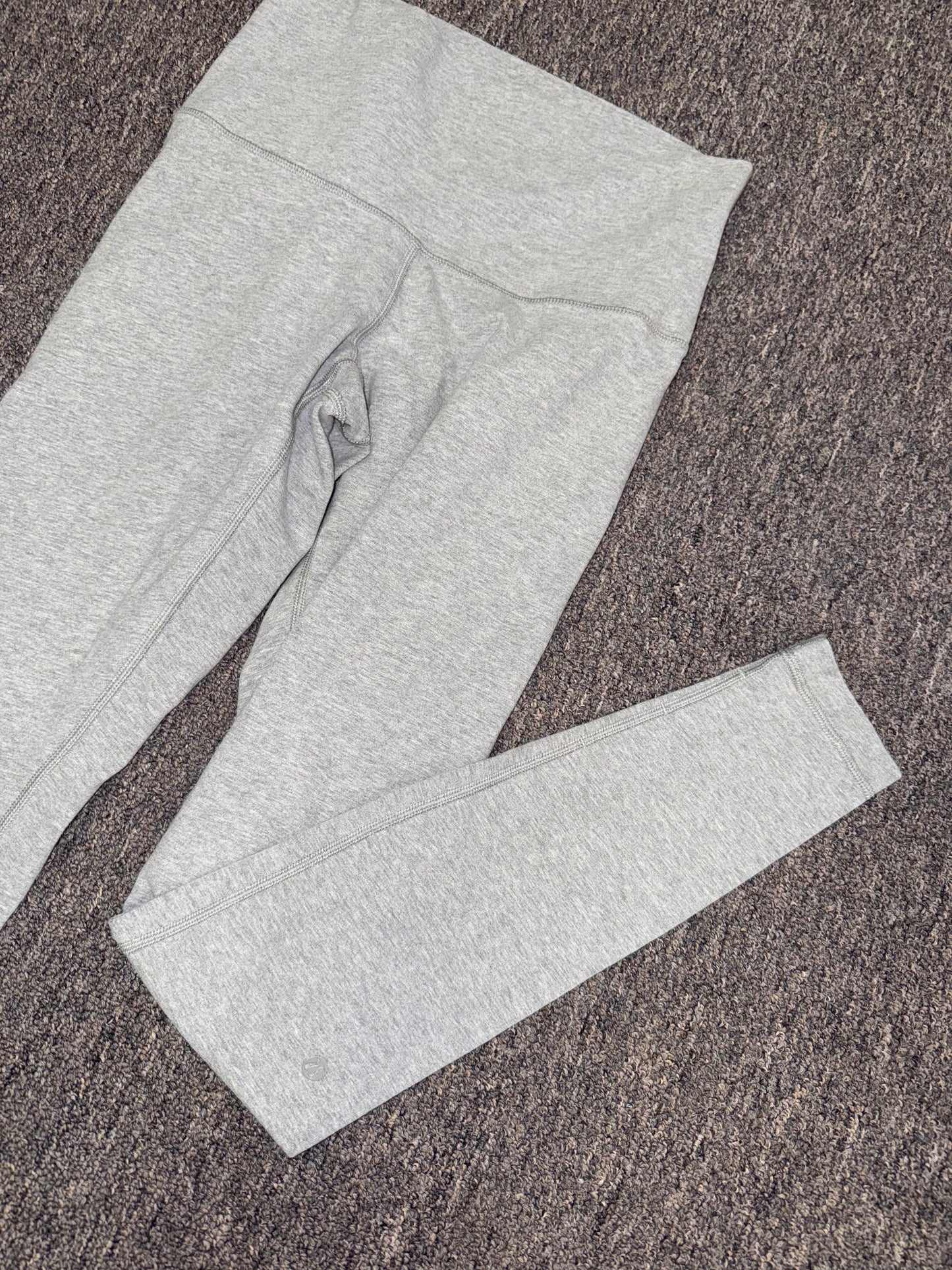 lululemon (8) Grey Align High Rise Full Length Leggings
