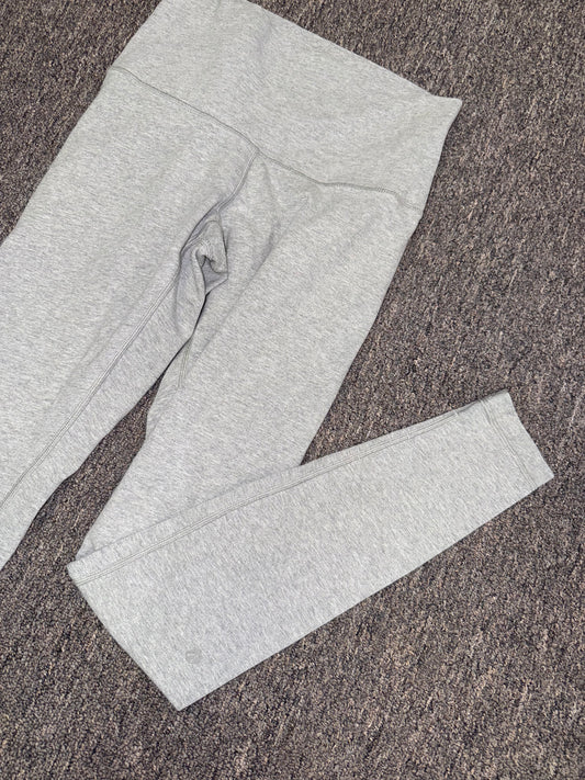 lululemon (8) Grey Align High Rise Full Length Leggings