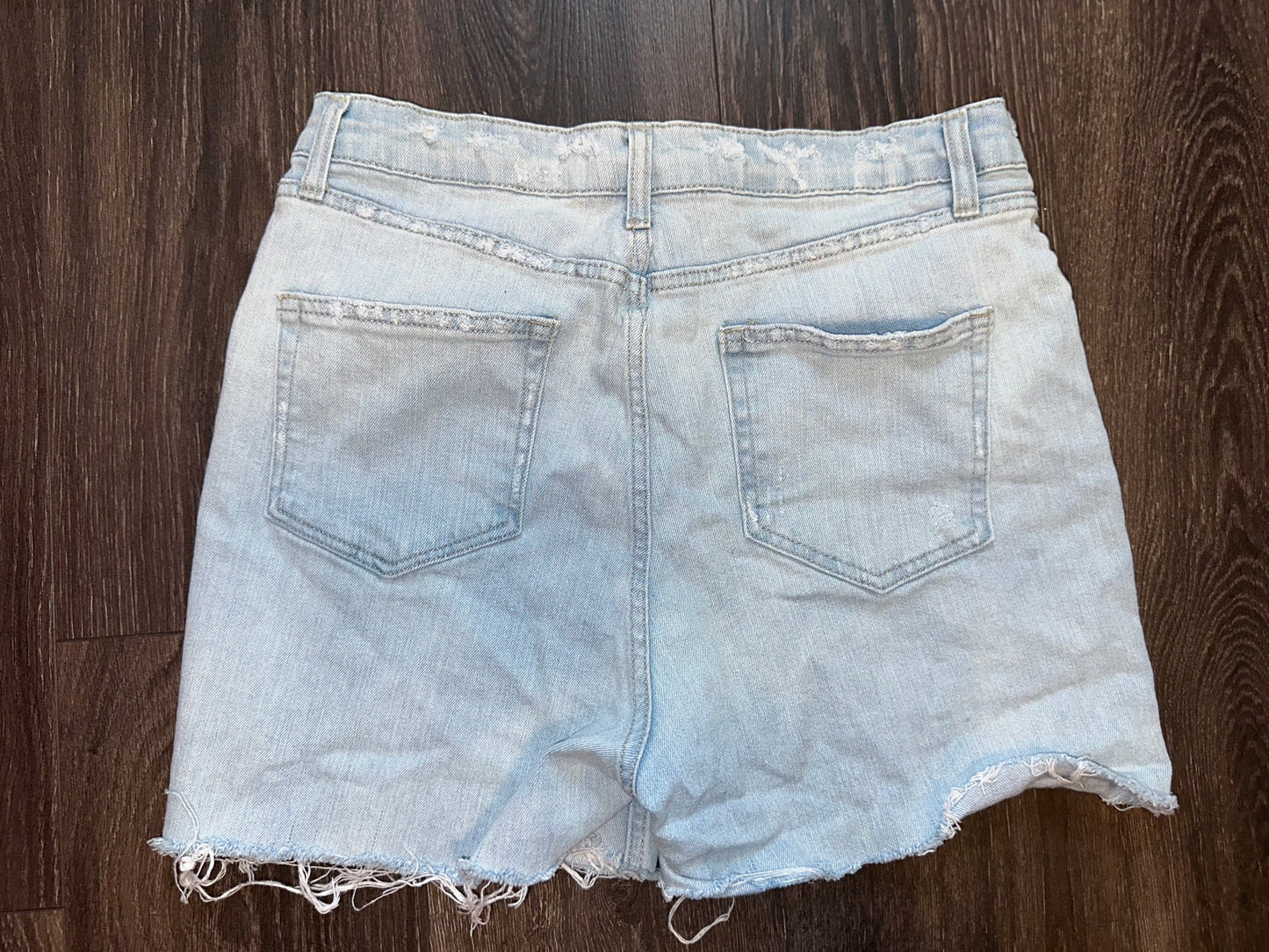 Wild Fable (12) Light Wash Denim Highest Rise Mom Jean Shorts