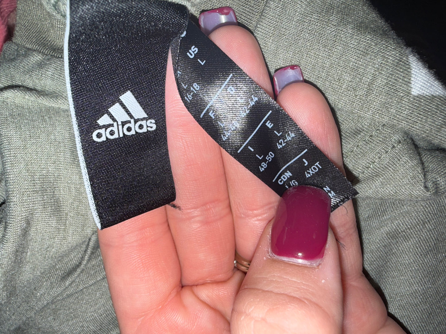 Adidas (Large) Green Logo Crop Top