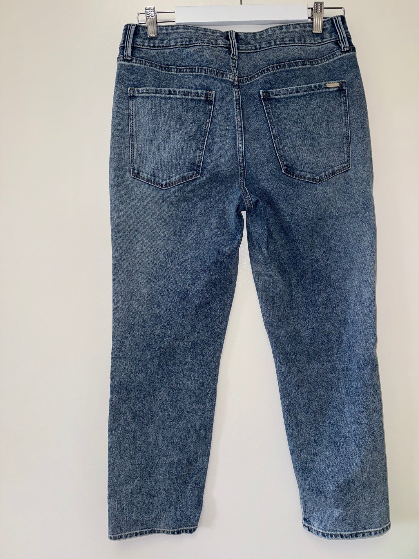 White House Black Market (10) Denim High Rise Straight Leg Sculpt Jeans
