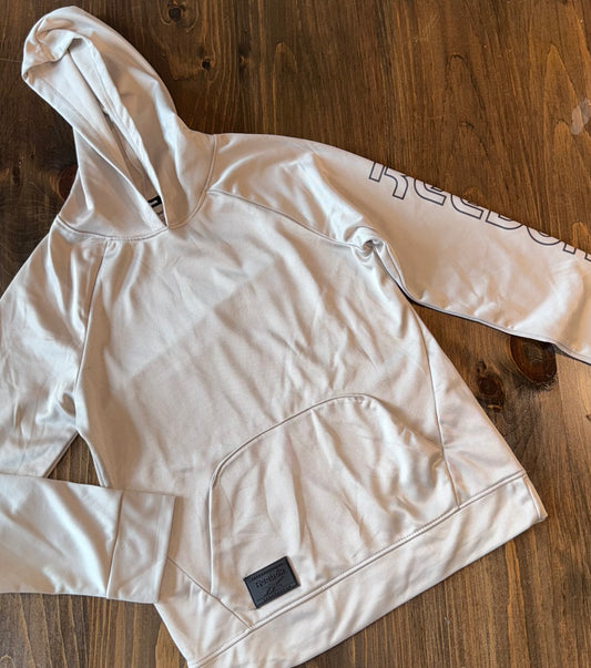 NWT Reebok (Large) Brand New Cream Sporty Kids Hoodie