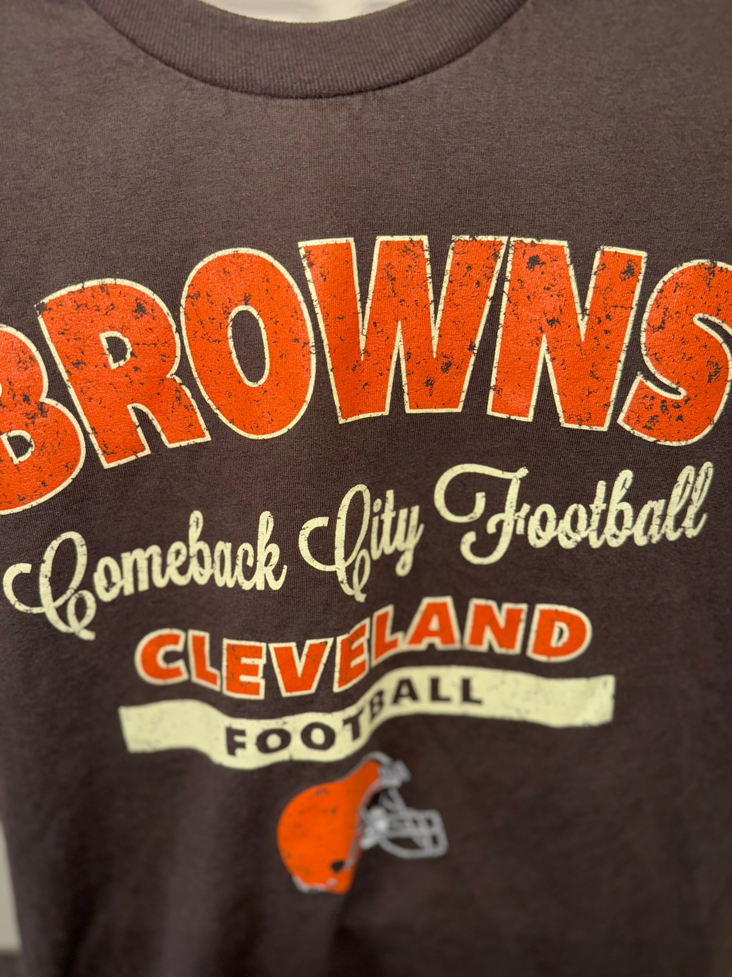 NFL Team Apparel (XL) Browns Football T-Shirt