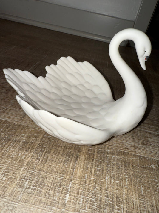 Geobel Vintage Swan Dish From Germany 1967