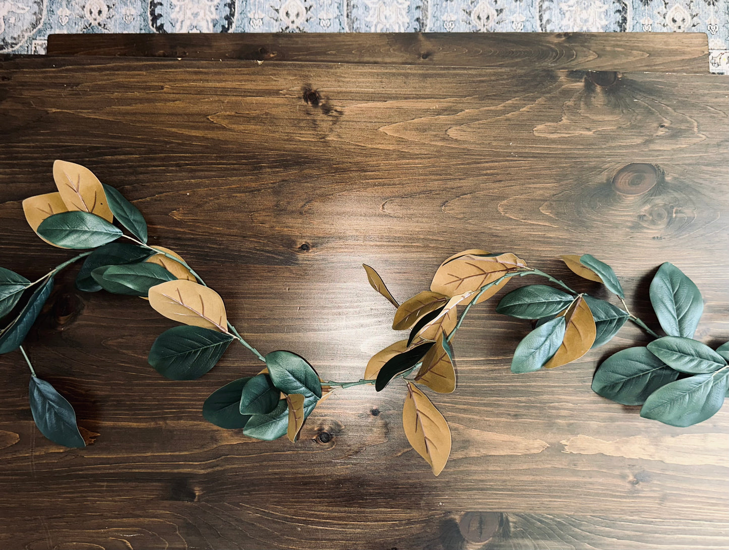 1 Strand of Magnolia Greenery Garland for Table//Shelves//Railing//ETC