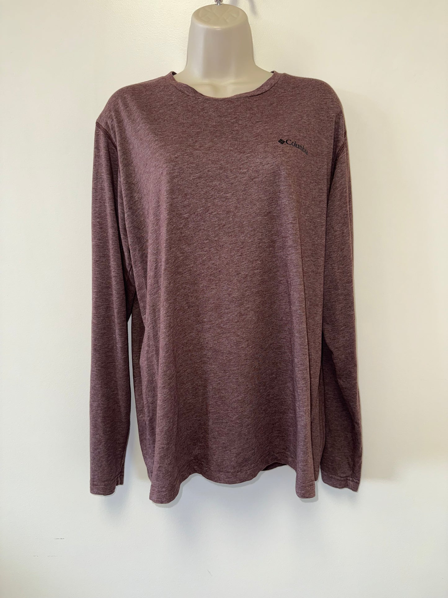 Columbia (Large) Burgundy Long Sleeve Top