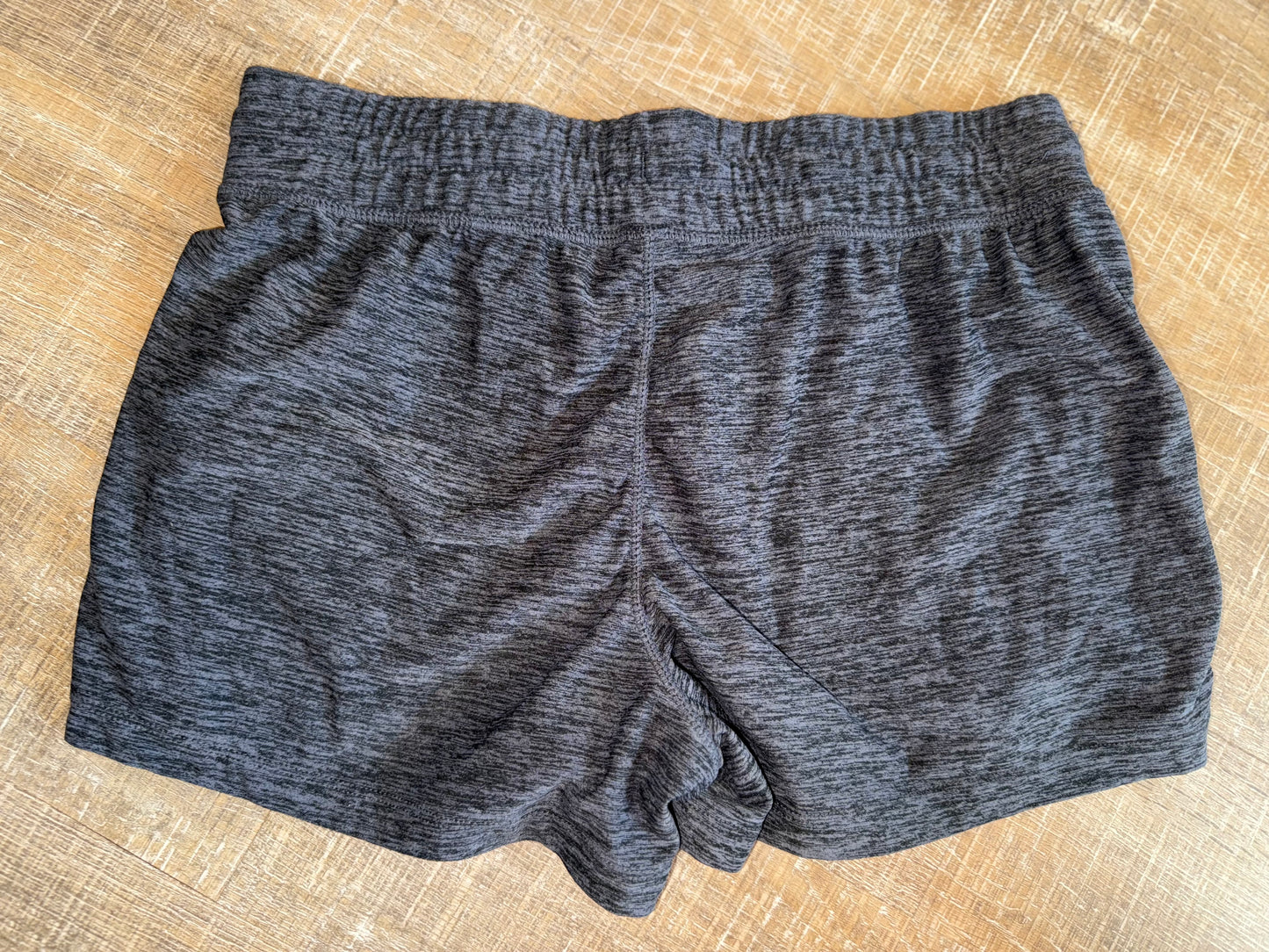 90 Degree (Small) Black//Grey Stretchy Drawstring Shorts