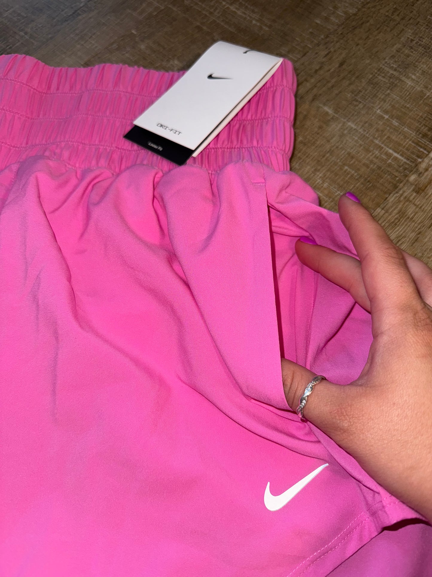 NWT Nike (XS) Brand New Hot Pink Training Shorts with Pockets
