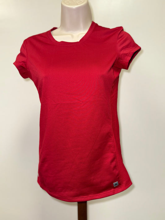 Alo (XS) Hot Pink CoolFit T-Shirt with Mesh