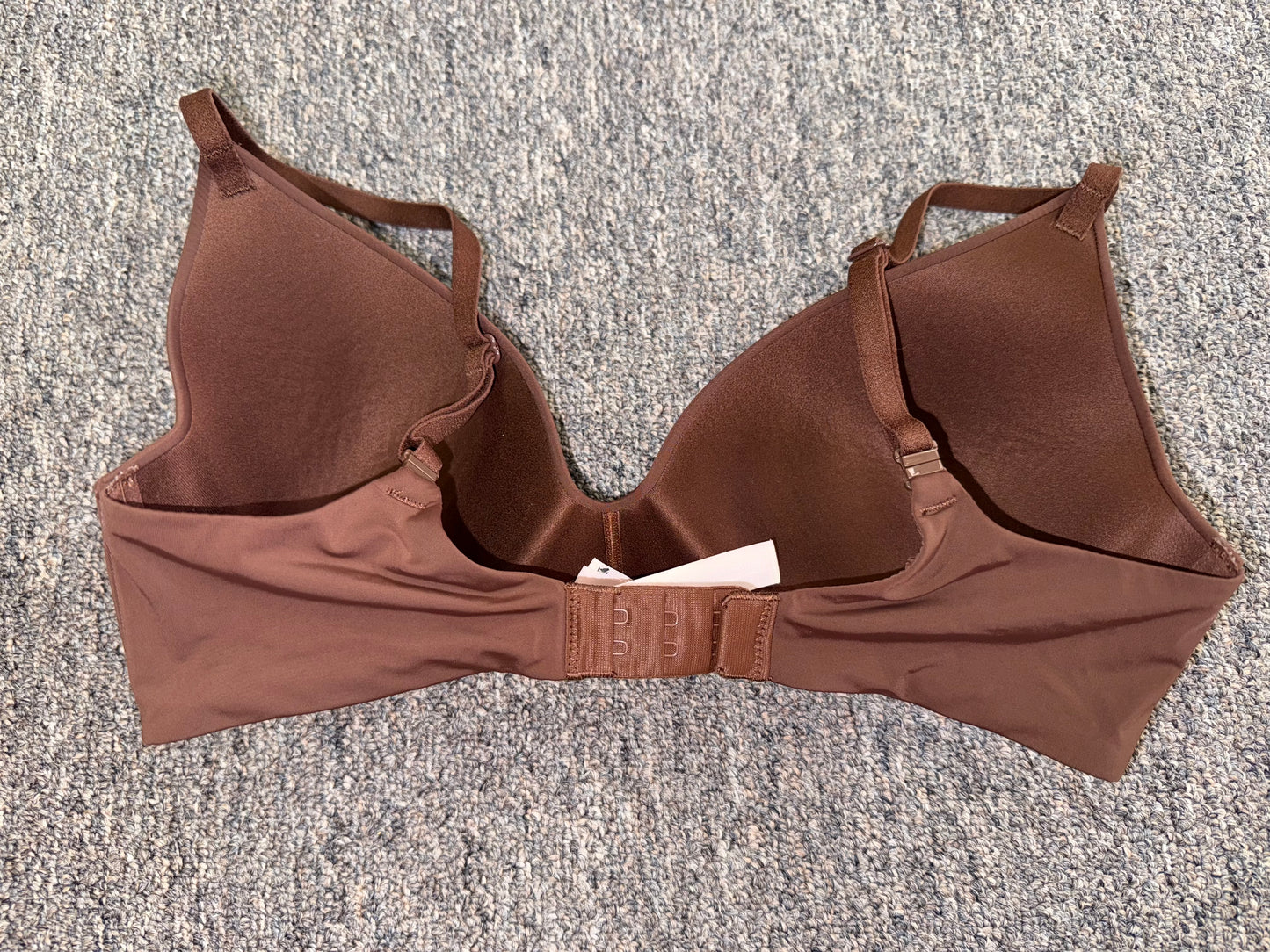 Victoria's Secret (32D) Brown Smooth Soft T-Shirt Lightly Lined Wireless Bra