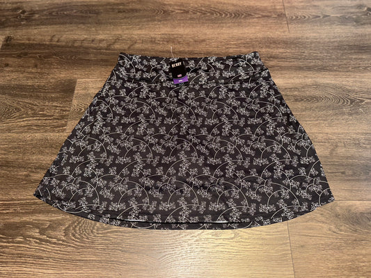 NWT Beroy (3X) Brand New Grey Floral Midi Skort