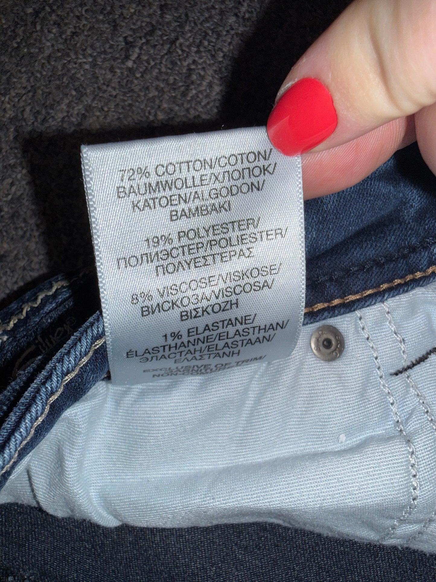 Silver Jeans (32x29) Suki Skinny Dark Wash Jeans