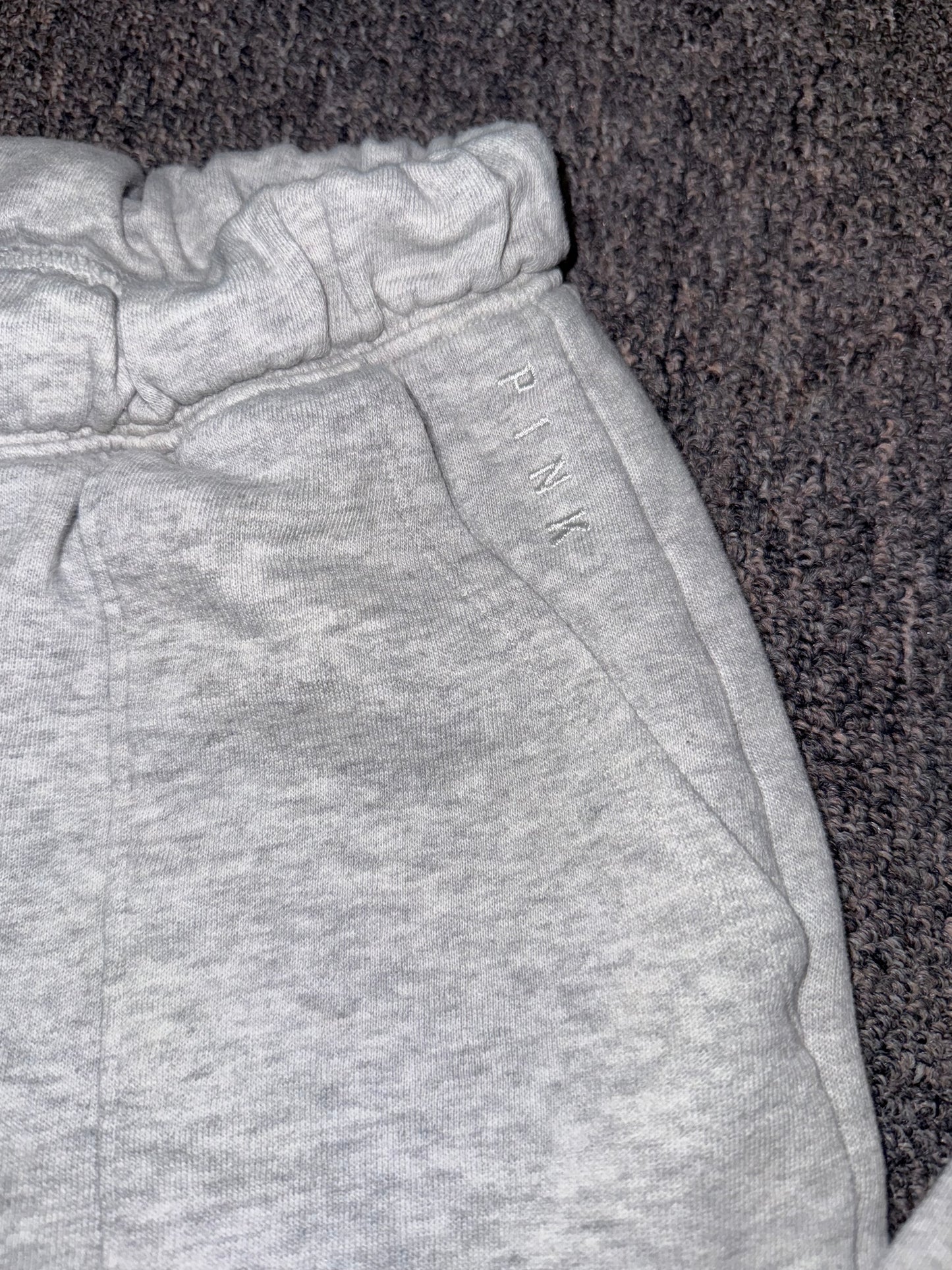 PINK Victoria's Secret (XS) Grey Drawstring Cargo Jogger Sweatpants