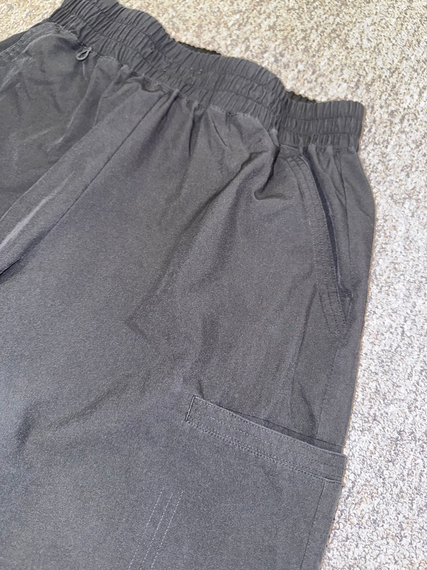 Figs (Medium) Black Pants with Buttoned Ankles