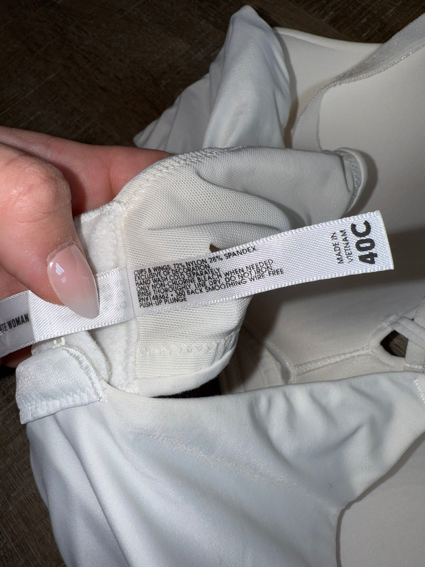 Torrid Curve (40C) White Smooth Soft Bra