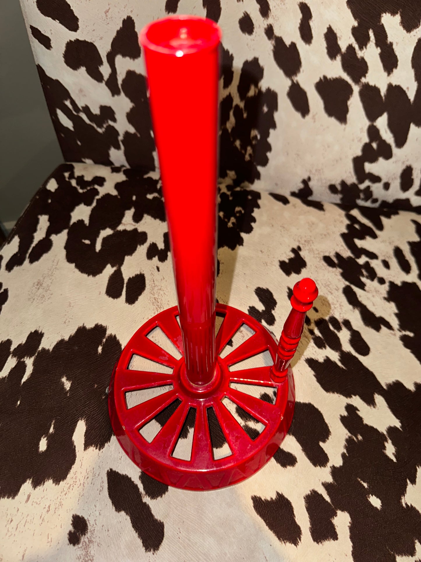 Red Paper Towel Holder