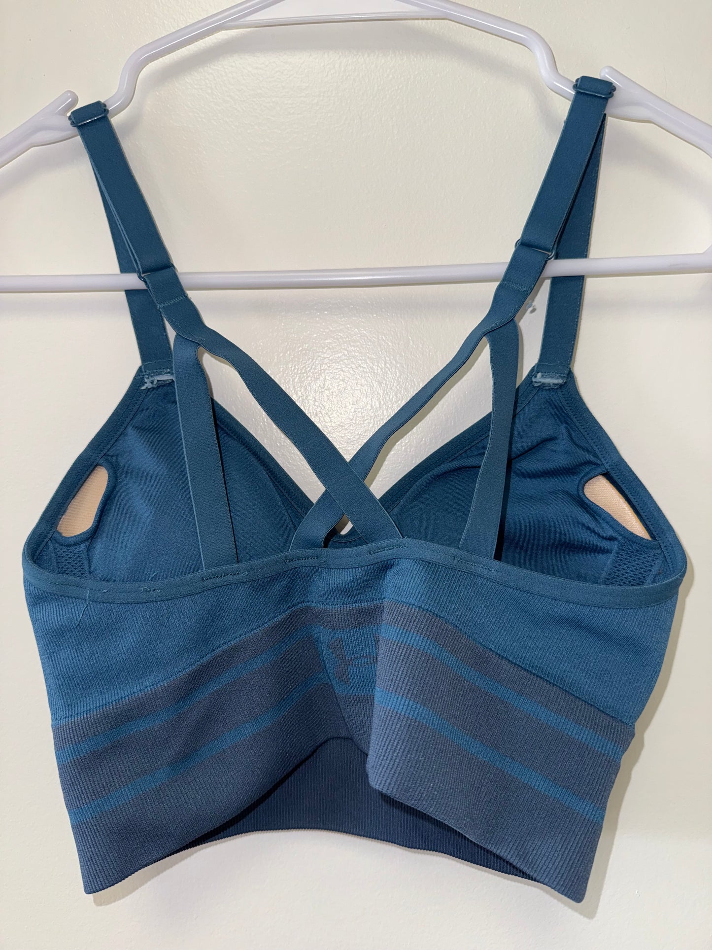 Under Armour (Small) Blue Padded Compression Sports Bra