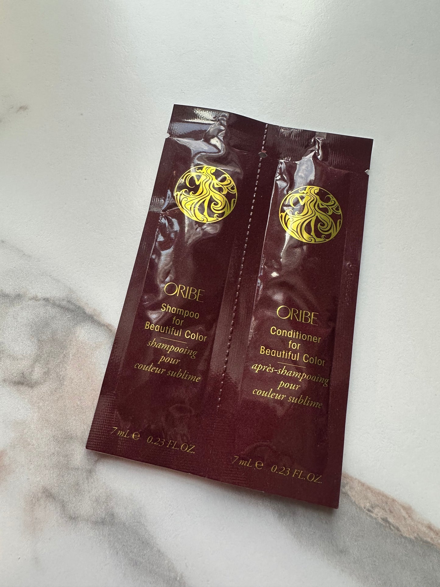 Oribe Brand New 2 Piece Colored Hair Shampoo & Conditioner Sample