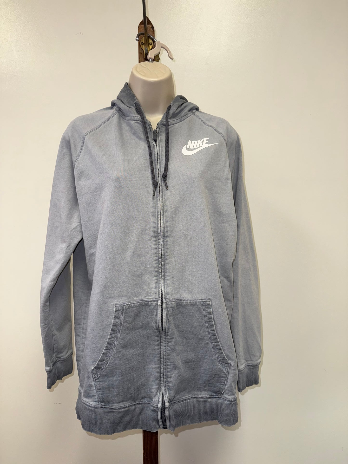 Nike (Large) Mens Zip Up Hooded Jacket Vintage (Red Tag)