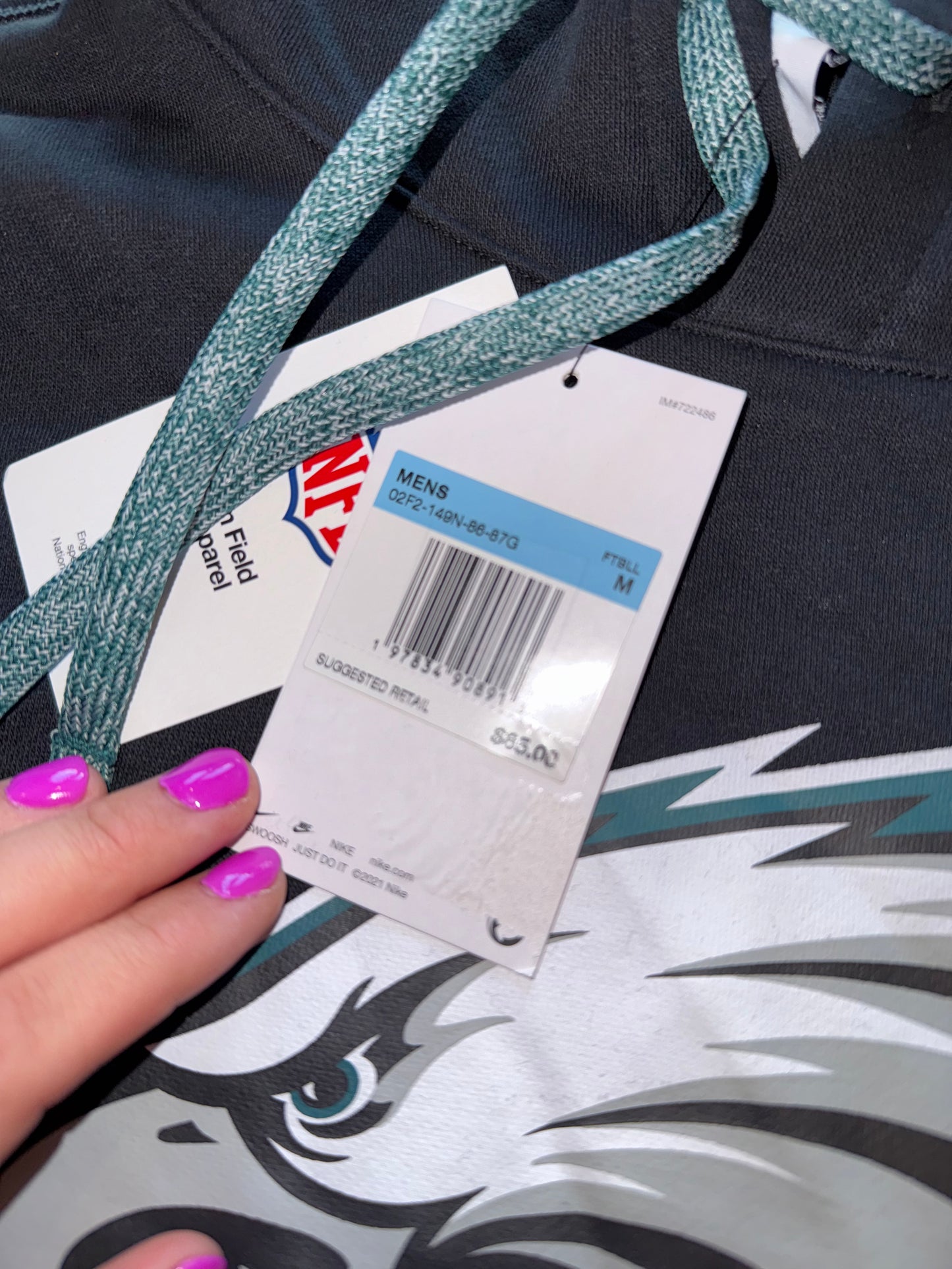 NWT Nike NFL (Medium) Brand New Eagles Hoodie