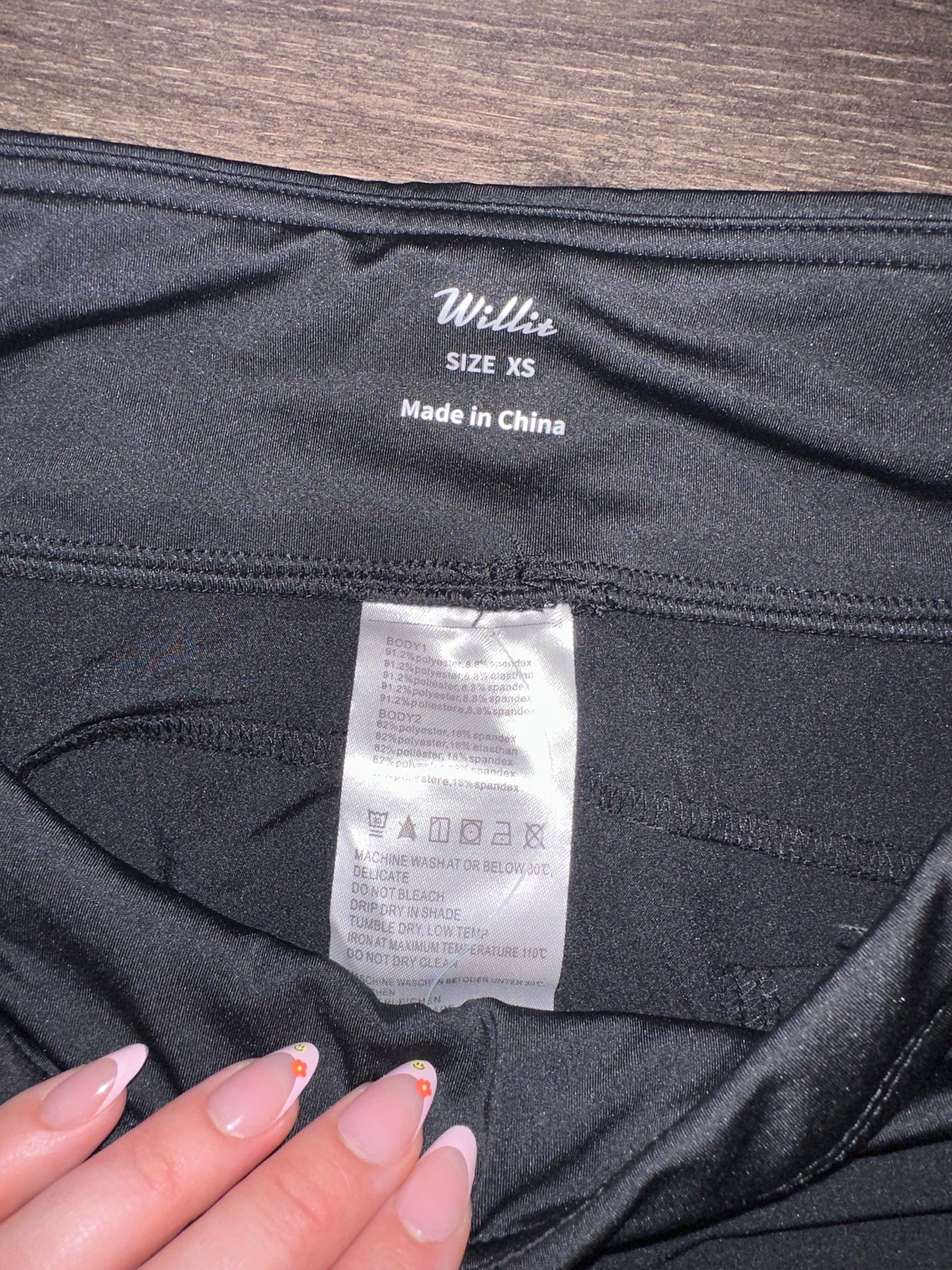 Willis (XS) Brand New Black Sporty Shorts with Zipped Pockets