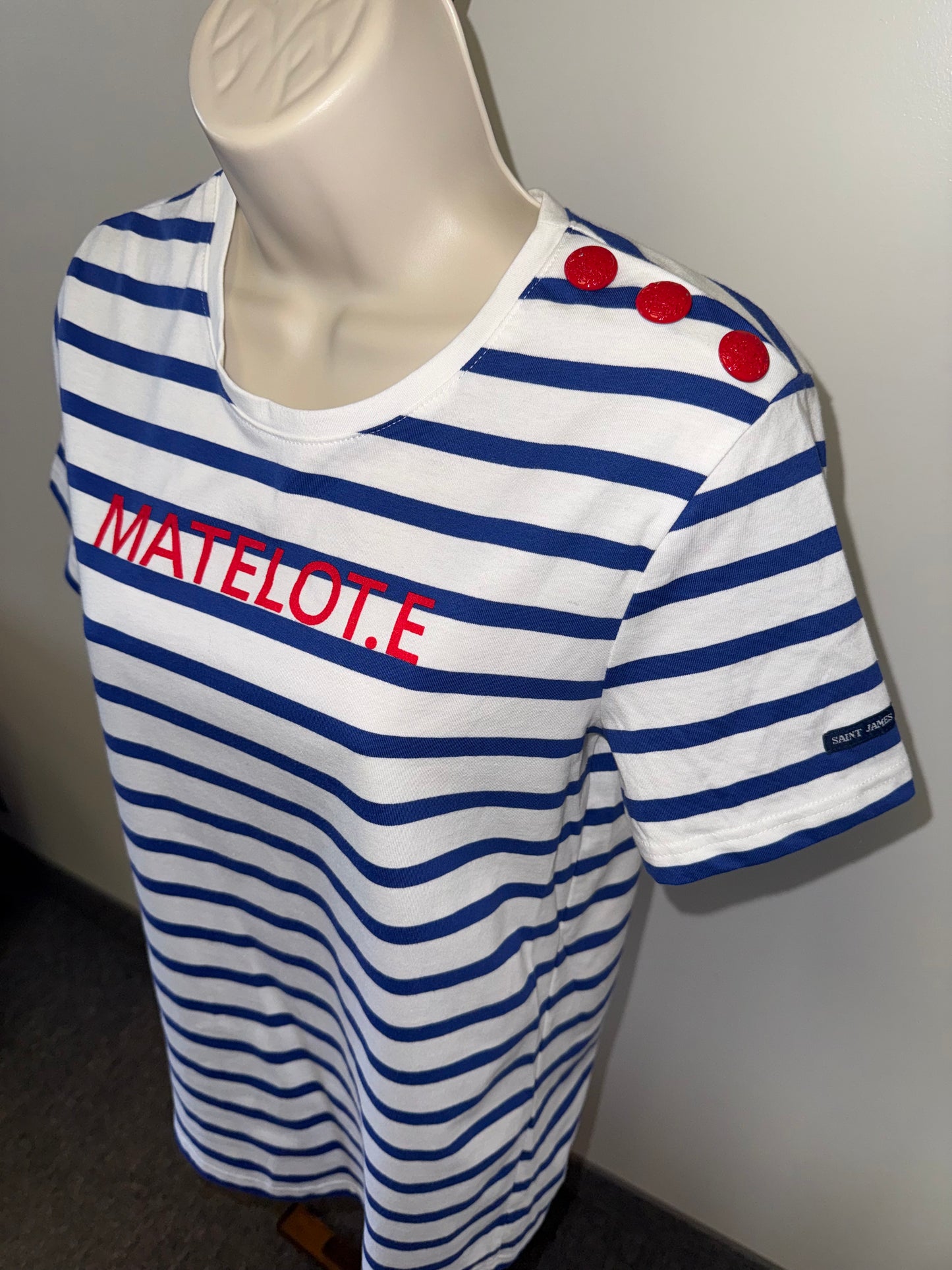 NWT Latelier Saint James (XS) Brand New Striped 'MATELOTE' Nautical Tee