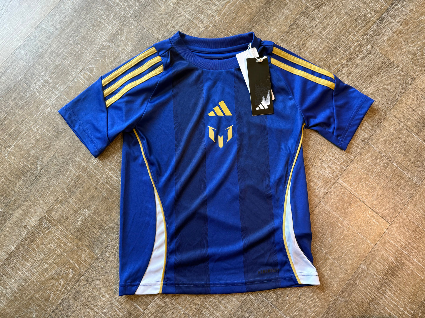 NWT Adidas (Kids XS//Medium) Brand New Messi Jersey