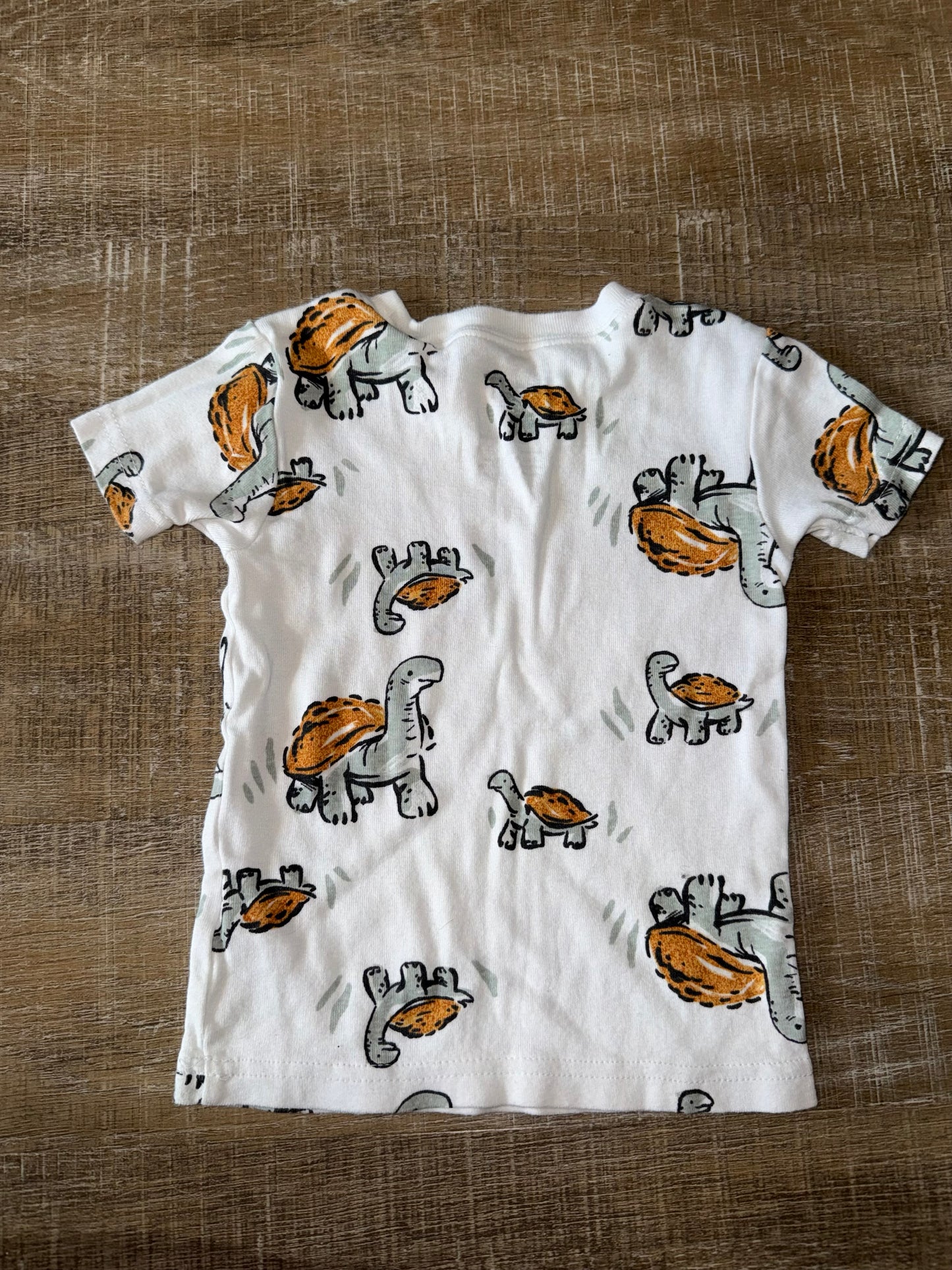 Carter's (2T) Turtle Pattern White T-Shirt