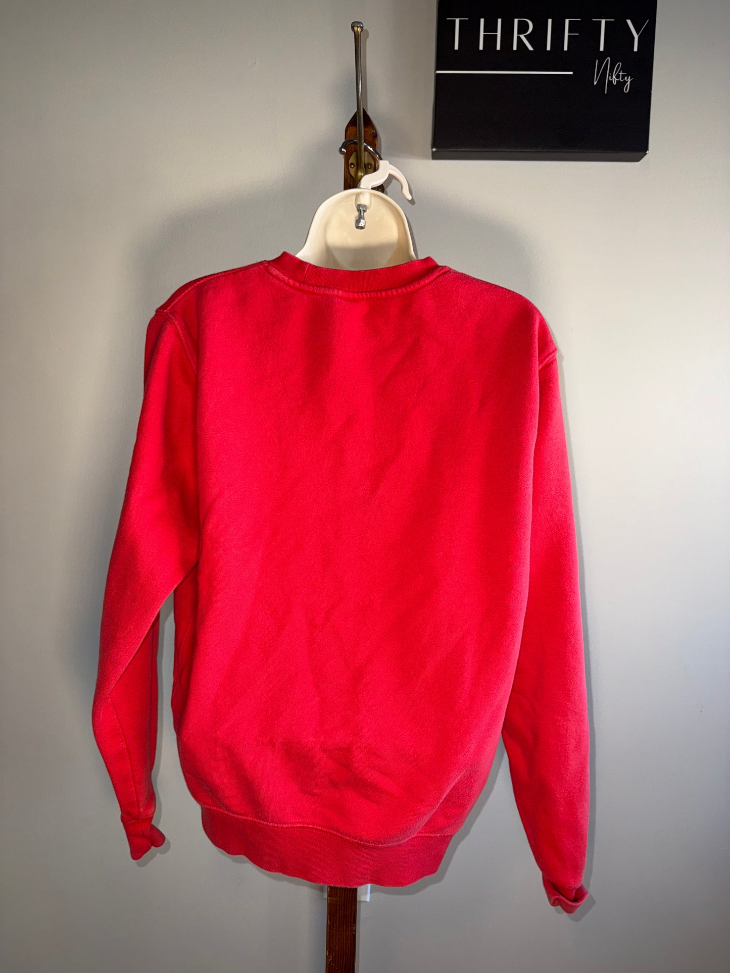 Nike (Small) Red Crewneck Sweatshirt