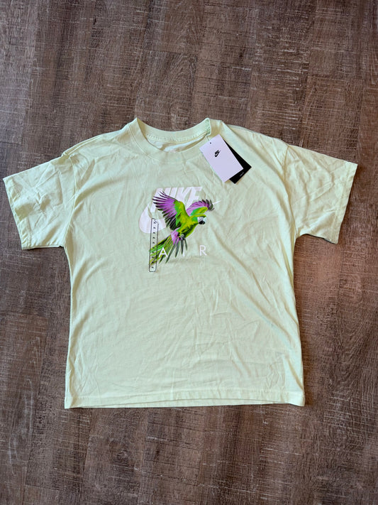 NWT Nike Air (Kids XL) Brand New Light Green Parrot Loose Fit T-Shirt