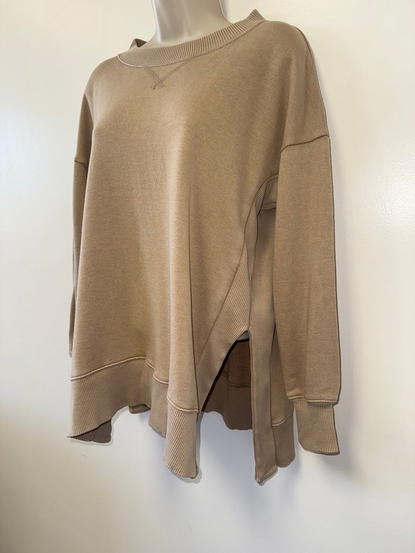 Aerie (Medium) Tan Crewneck