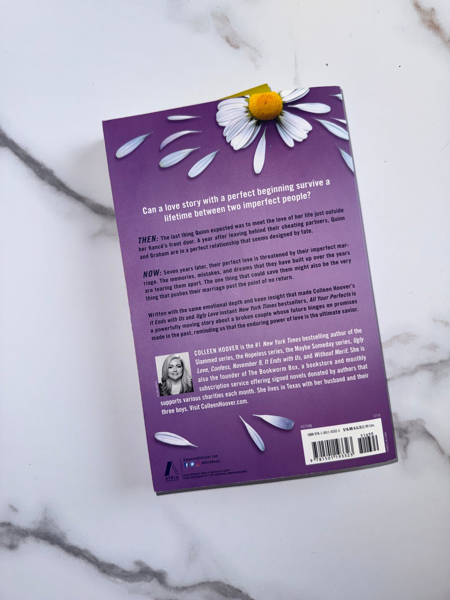 'All Your Perfects' By Colleen Hoover Paperback Book