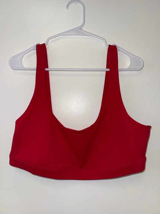 Fabletics (XL?) Red Scoop Bra