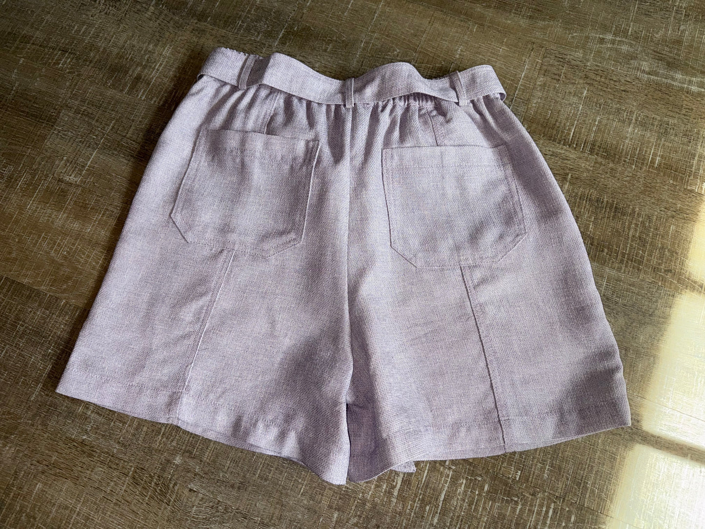 Current Air (Small) Light Pink Formal Tied Shorts