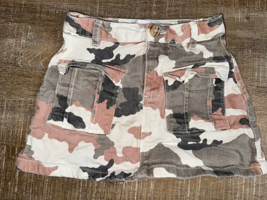Zara Kids (5) Camo Skirt with Adjustable Waist