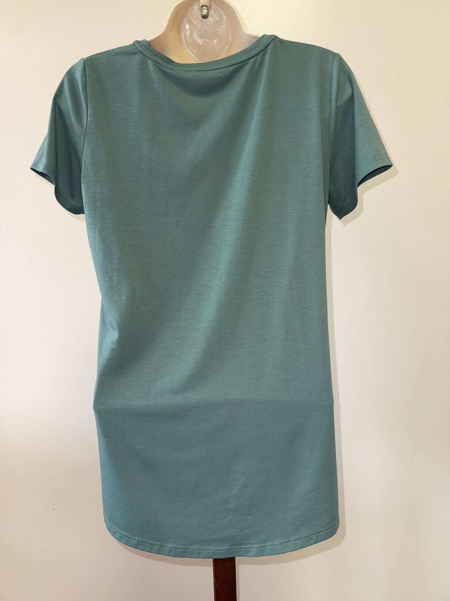 Athleta (XS) Green Scoop Neck Short Sleeve Tee