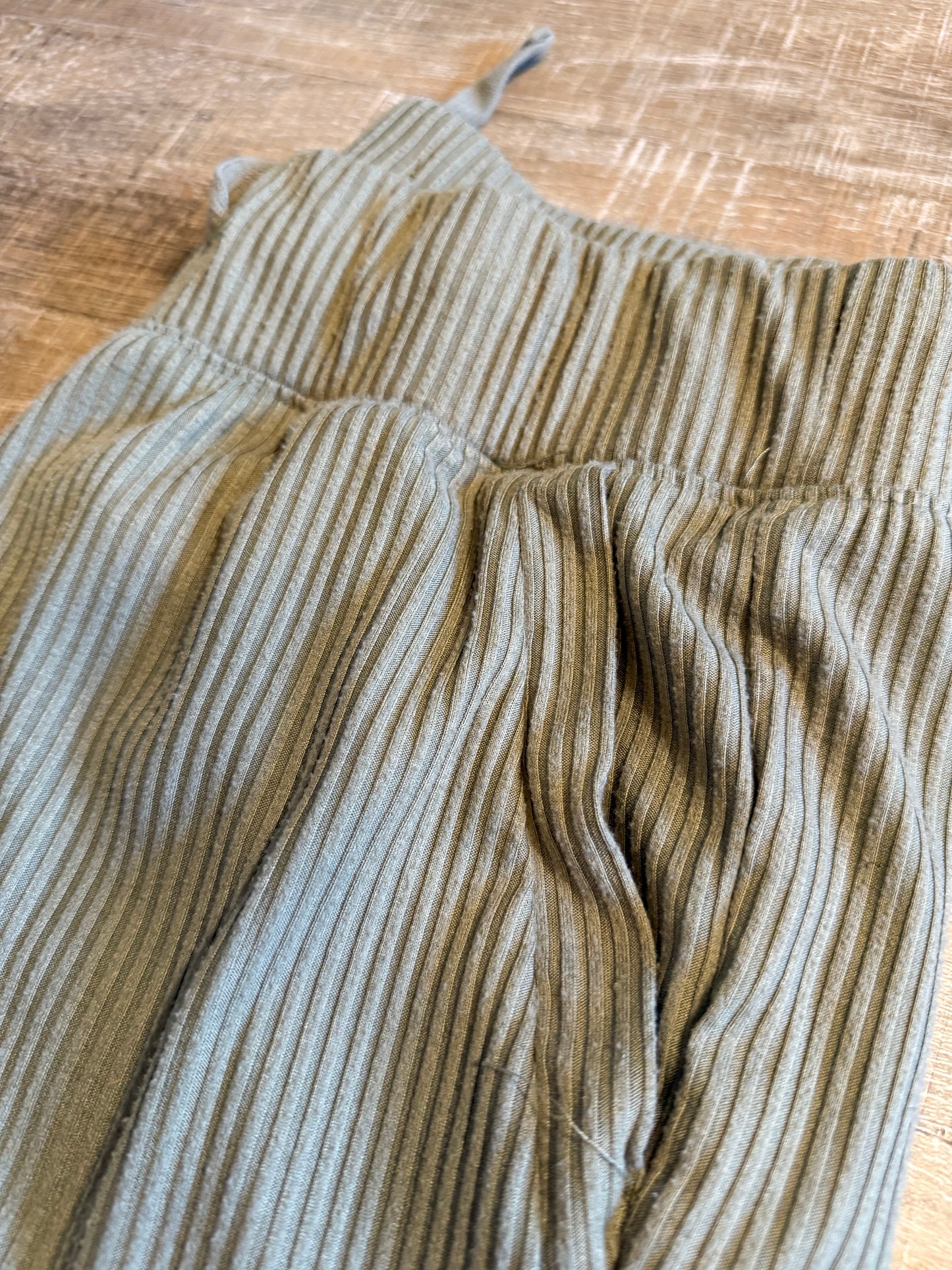 90 Degree (XL) Green Ribbed Jogger and Hoodie Set