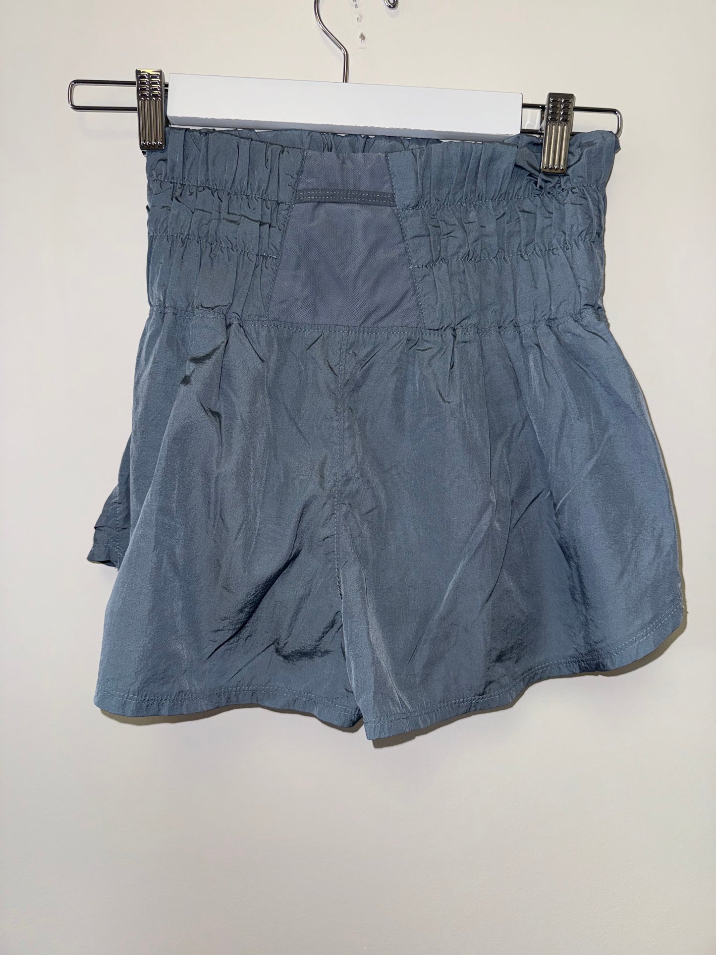 Free People (Small) Light Blue Smocked Waist Shorts