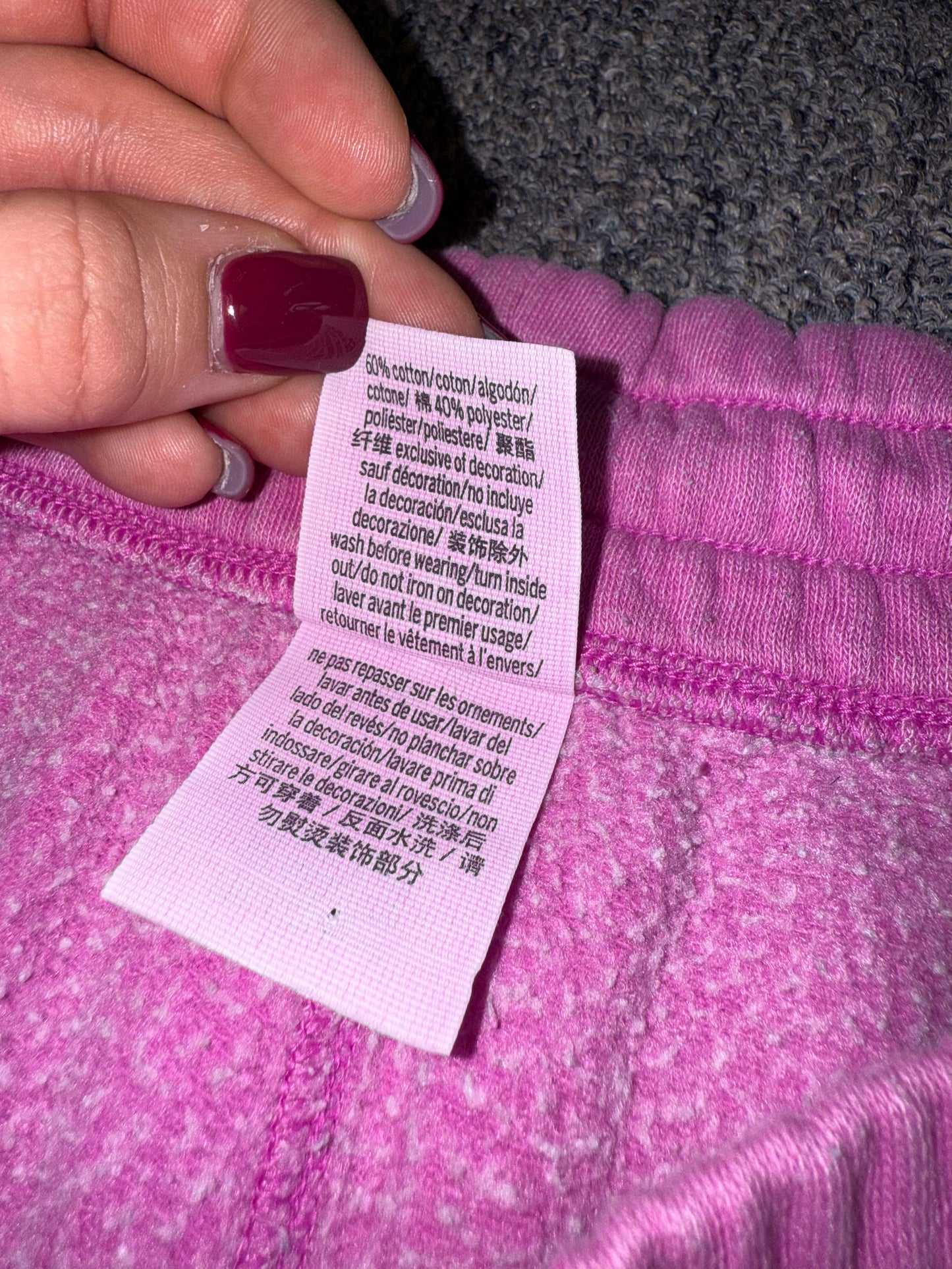 PINK Victoria's Secret (Large) Hot Pink Drawstring Shorts with Pockets