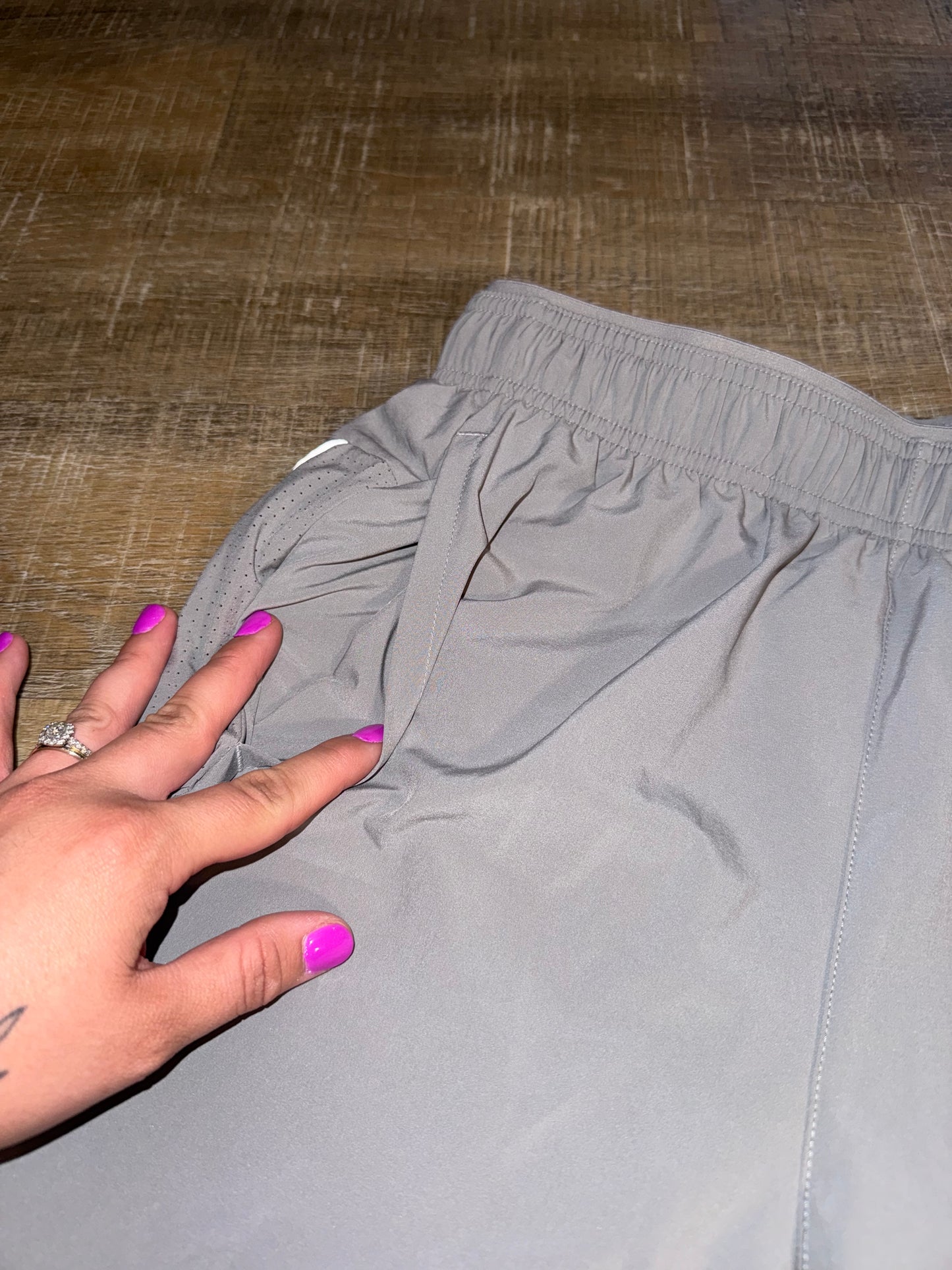 NWT DSG (Small) Brand Grey Blue 5" Inseam Athletic Fit Shorts