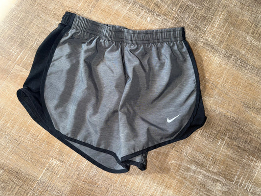 Nike (Kids Medium) Black//Grey Dri-Fit Shorts
