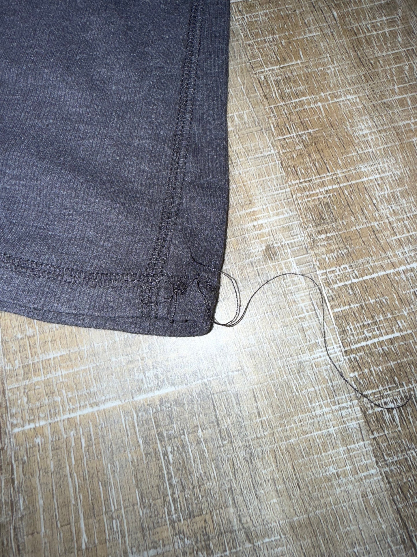 Zenana Outfitters (Medium) Dark Grey Ribbed Tank Top