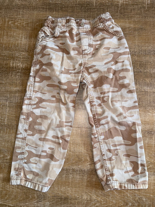 Cherokee (4T) Neutral Camo Cargo Pants
