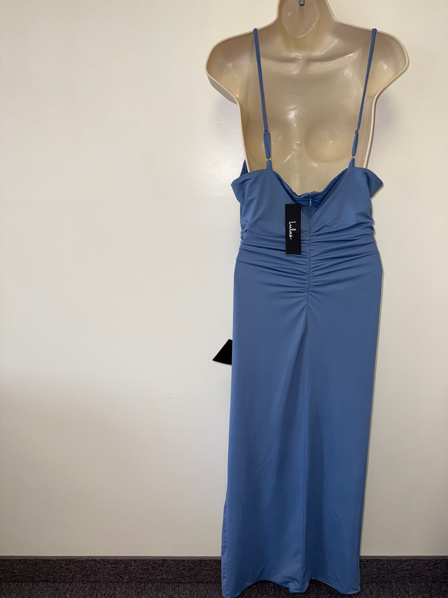 NWT Lulus (Large) Brand New Blue Maxi Formal Dress