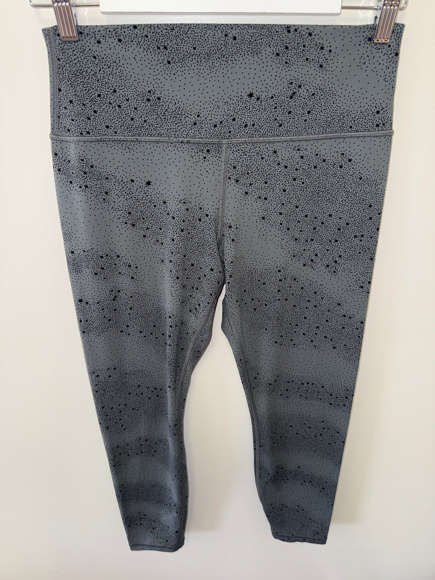 Athleta (Large) Grey/Black Smooth Soft Transcend Tight Leggings