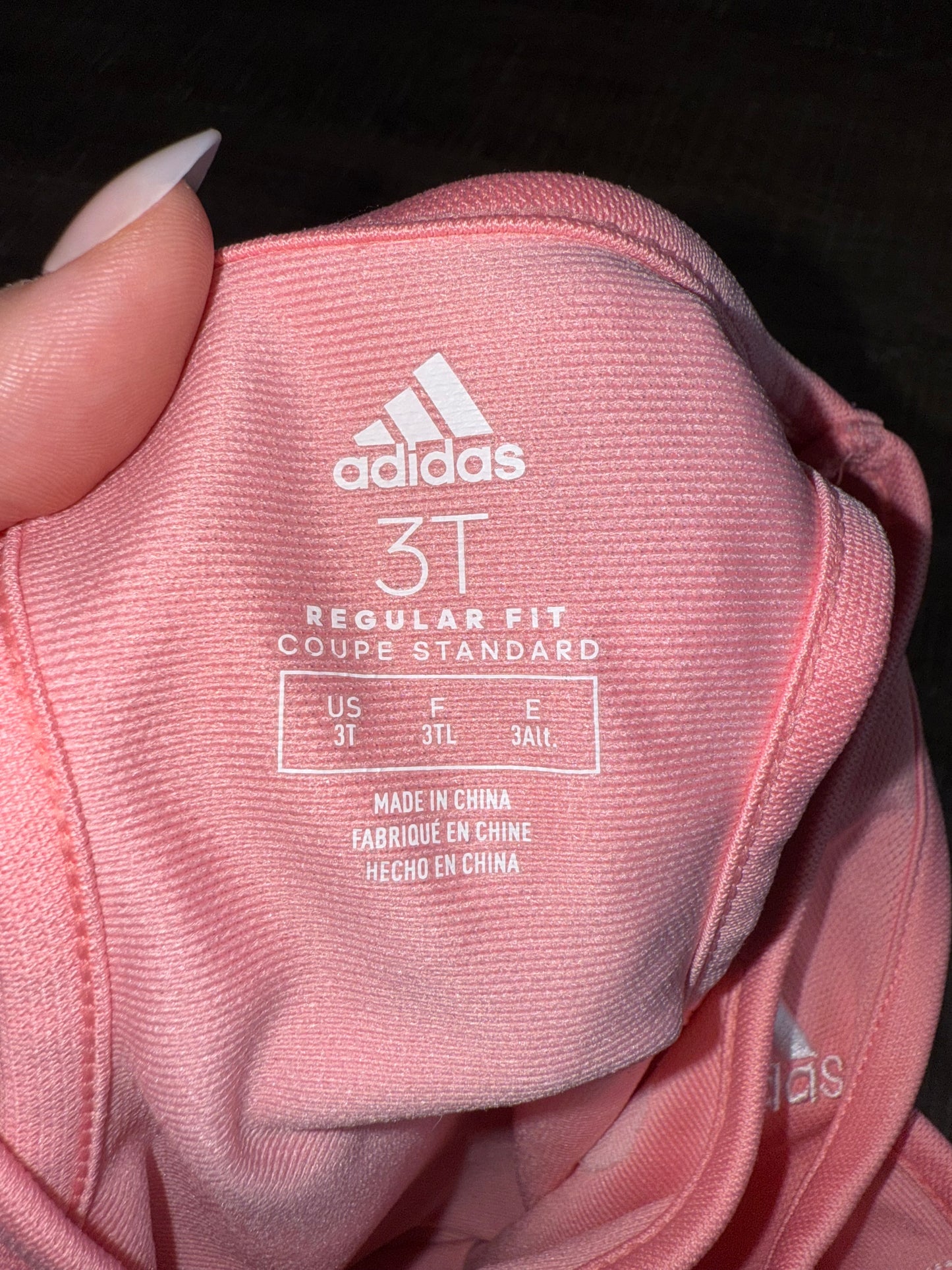 adidas (3T) Pink Regular Fit Tennis Dress